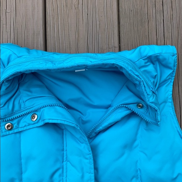 Talbots Blue down-feather quilted vest size SP - Picture 4 of 5